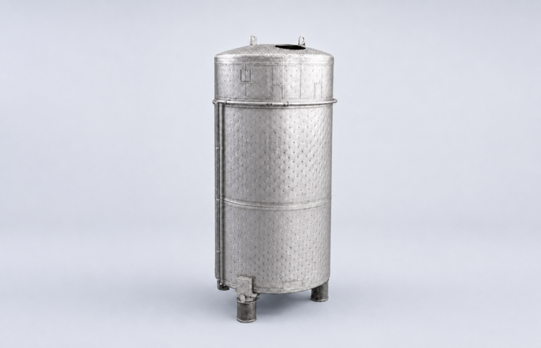 Jacketed stainless steel silo equipment